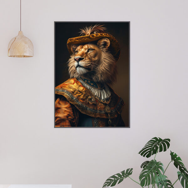 Canvas-Fantasy leeuw Canvas fantasie leeuw
