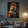 Canvas portret leeuw Canvas leeuw