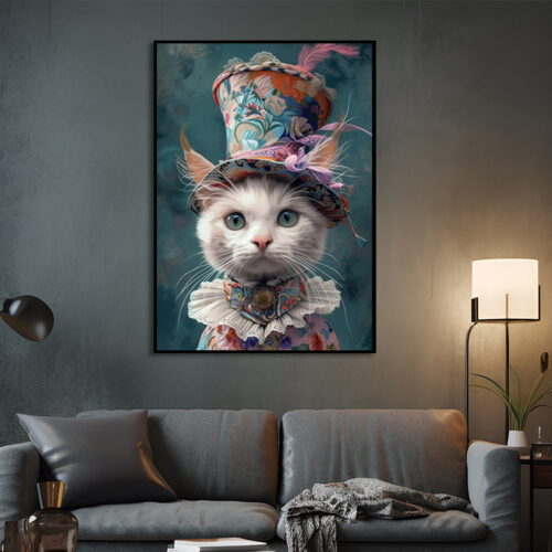 Canvas portret poes Canvas portret poes