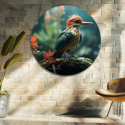 muurcirkel-Tropical-bird Muurcirkel tropical bird