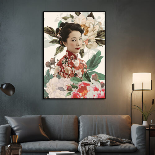 Canvas-Japandi Canvas Chinese art