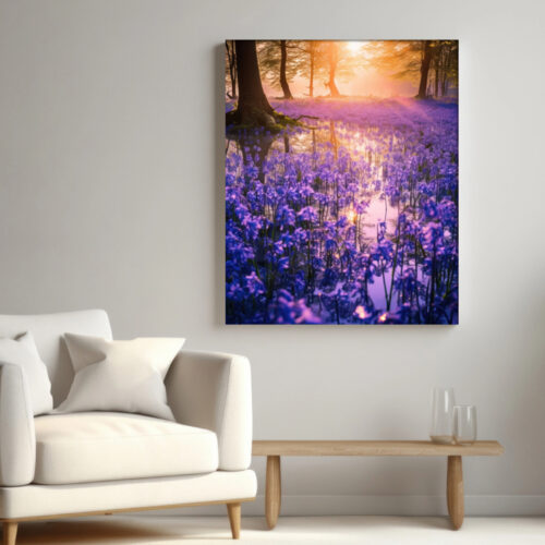 Plexiglas-Bluebells Plexiglas Bluebells