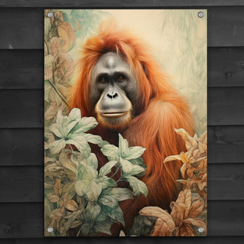 Tuinposter-Orang-oetan Tuinposter Orang-oetan