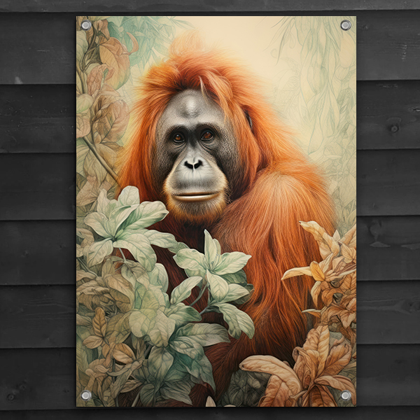 Tuinposter-Orang-oetan Tuinposter Orang-oetan
