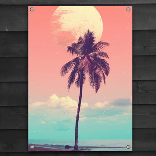 Tuinposter-Palmboom Tuinposter Palmboom