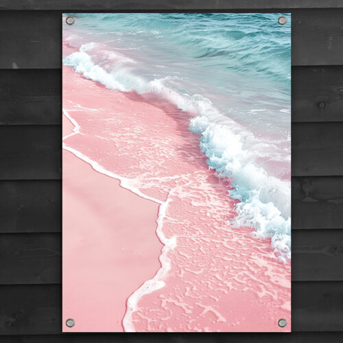 Tuinposter-Pink_Beach Tuinposter beach